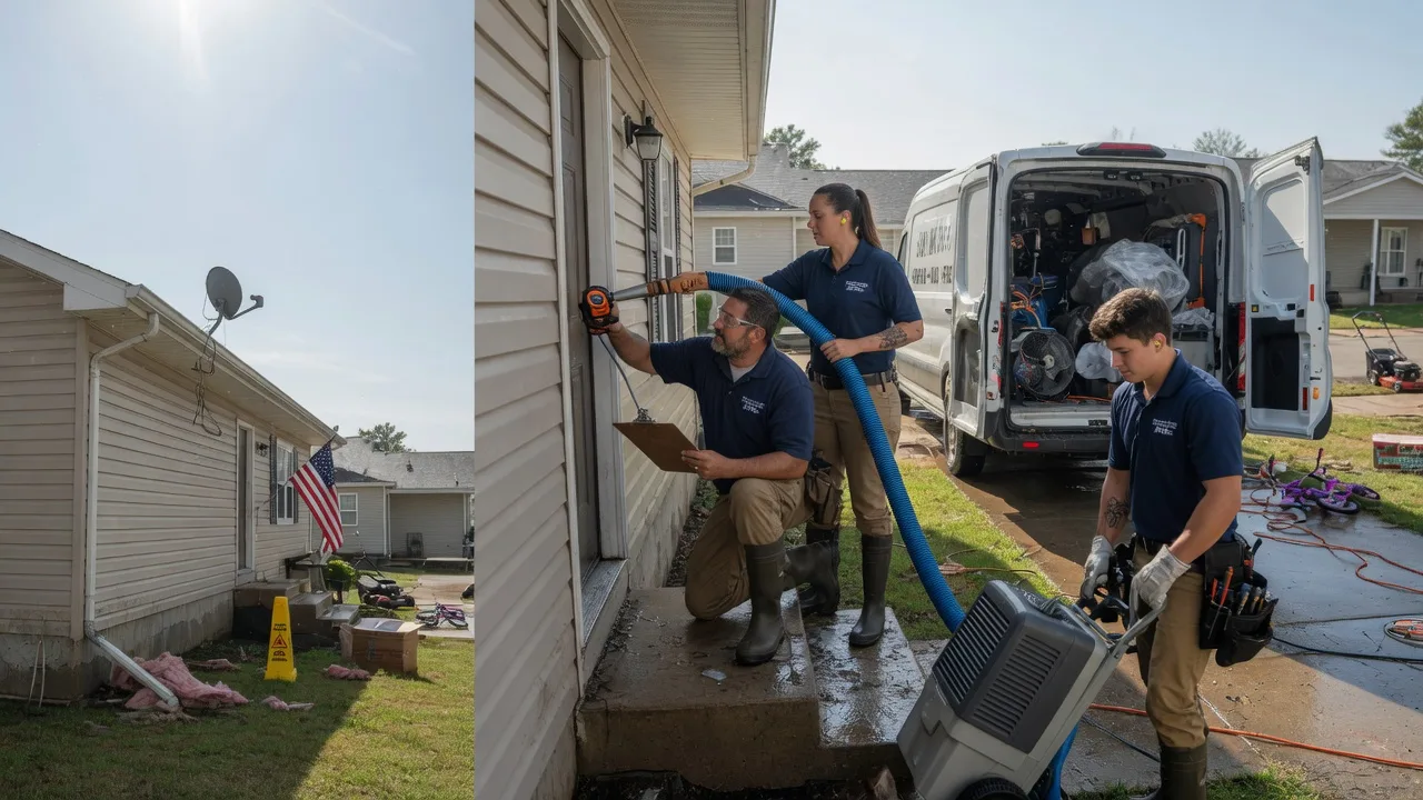 Ceiling Water Damage Restoration in Westville, OK near me